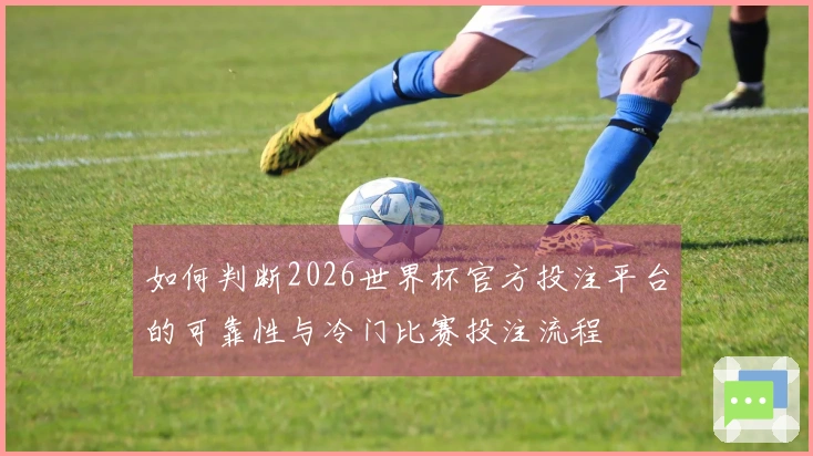 如何判断2026世界杯官方投注平台的可靠性与冷门比赛投注流程