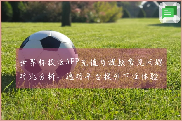 世界杯投注APP充值与提款常见问题对比分析，选对平台提升下注体验
